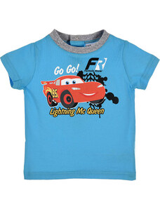 DISNEY Cars fiú kék póló Mcqeen''GoGo''