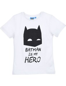 Batman fiúk fehér póló Batman is my hero