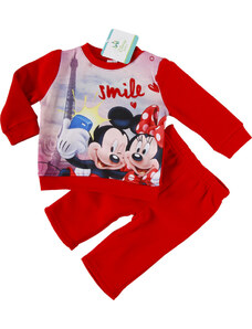 DISNEY Minnie és Mickey Mouse piros szett lányoknak