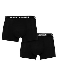 Urban Classics férfi boxeralsó, 2-PACK, fekete
