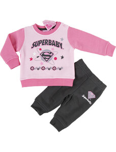 BASIC Super Baby lány világos rózsaszín tréningruha