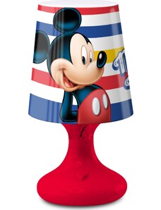DISNEY Mickey Mouse gyerek mini LED lámpa - csíkos
