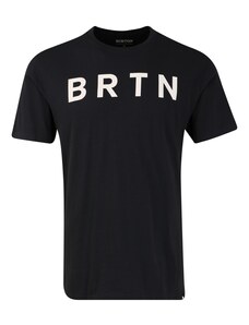 BURTON Funkcionális felső 'Men's BRTN Organic Short Sleeve T Shirt' fekete / fehér
