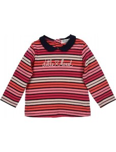 BASIC Kis Marcel lány csíkos piros póló
