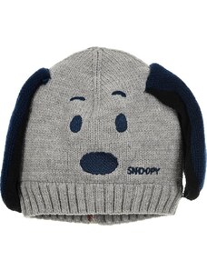 BASIC Snoopy szürke téli sapka fülekkel