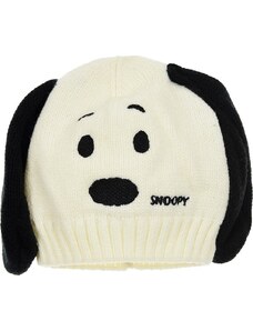 BASIC Snoopy fehér téli sapka fülekkel