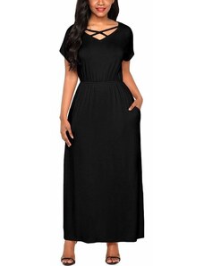 Beangel Hosszú női ruha Skylar - fekete