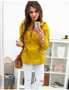 Stock Gyönyörű női átmeneti dzseki sárga vty0737