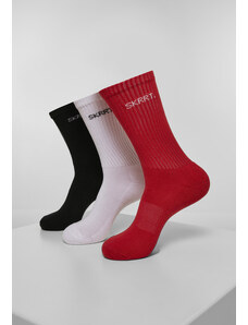 Mr. Tee SKRRT. Socks 3-Pack red/white/black