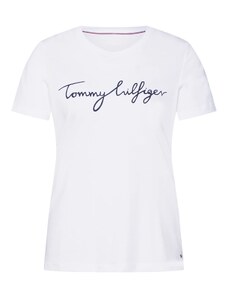 TOMMY HILFIGER Póló 'Heritage' éjkék / fehér