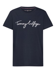 TOMMY HILFIGER Póló 'Heritage' tengerészkék / fehér