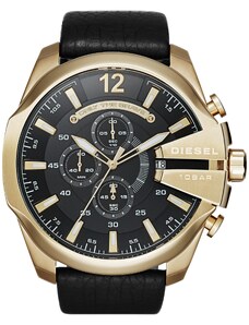 DIESEL Analóg órák 'Mega Chief' arany / fekete