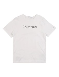 Calvin Klein Jeans Póló 'INSTITUTIONAL' fekete / fehér