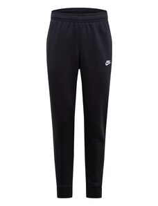 Nike Sportswear Nadrág 'Club Fleece' fekete / fehér