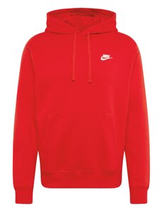 Nike Sportswear Tréning póló 'Club Fleece' piros / fehér