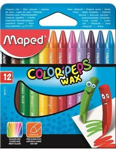 Maped Color Peps Wax zsírkréta készlet 12 db-os