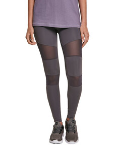 Urban Classics női Tech Mesh leggings, dark grey