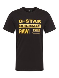 G-Star RAW Póló 'Swando' sárga / fekete