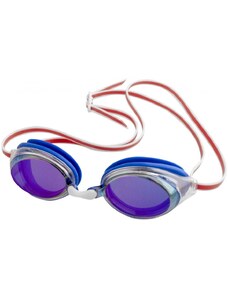 úszószemüveg finis ripple goggles mirror kék/piros