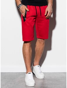 Ombre Clothing Férfi melegítő rövidnadrág Roux piros W239