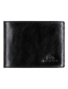 Férfi bőr pénztárca kihajtható panellal Wittchen, fekete, természetes bőr