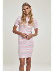 UC Ladies Women's Stretch Stripe Dress Girls' Pink/Ocean Blue