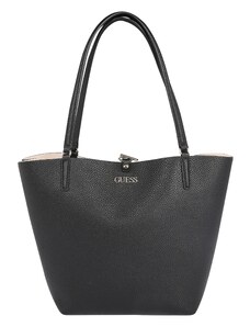 GUESS Shopper táska 'Alby' krém / fekete