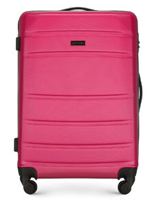 ABS közepes bőrönd Wittchen, rózsaszín, ABS