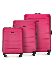 ABS bőröndszett Wittchen, rózsaszín, ABS