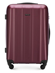 Polikarbonát közepes méretű bőrönd Wittchen, sötét vörös, polikarbonát