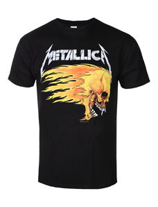 Metál póló férfi Metallica - Flaming Skull Tour 94 Black - NNM - RTMTLTSBFLA PHDMTLTSBFLA