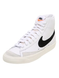 Nike Sportswear Magas szárú sportcipők 'Blazer Mid 77' bézs / narancs / fekete / fehér