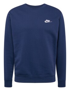 Nike Sportswear Tréning póló 'Club Fleece' tengerészkék / fehér
