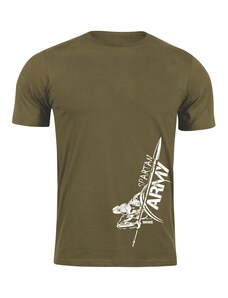 DRAGOWA rövid póló spartan army Myles, oliva 160g/m2
