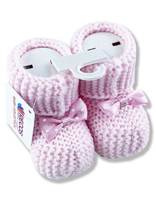 Baby Horgolt cipőcske - rózsaszín