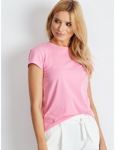 BASIC Női világosrózsaszín póló RV-TS-4623.16-light pink
