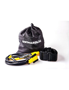 Erősítő gumi úszóknak swimaholic safety cord short belt sárga