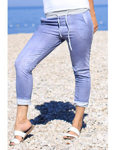 Glara Women's sweatpants in a denim look