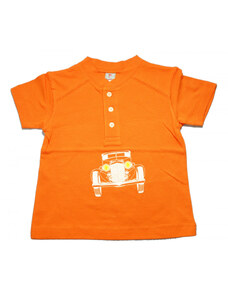 Candies Oldtimer autós, narancssárga fiú póló
