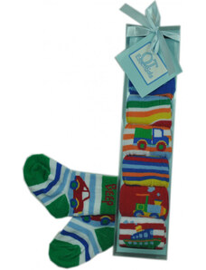 OT Essentials OT díszdobozos bébi fiú zokni csomag – 0-1 hónap