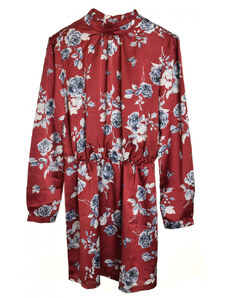 Sisters Point vörös, virágmintás női tunika ruha – L
