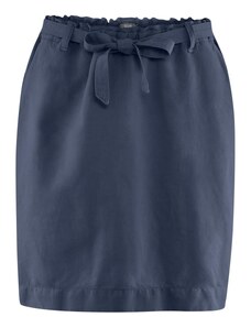 Glara Women's linen skirt with organic cotton