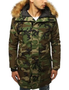 BASIC Férfi téli kabát katonai mintával TX3130