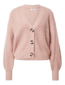 JDY Kardigán 'JDYJUSTY' fáradt rózsaszín