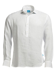 Panareha MAMANUCA Linen Polera Shirt white
