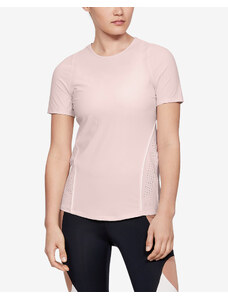 Nike Yoga Dri-FIT long sleeve split hem top in pink