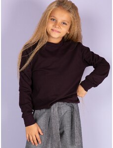 BASIC Gyermek sötétlila pulóver 78-BL-003.00-dark purple