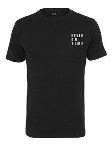 MT Ladies Black T-shirt Never On Time