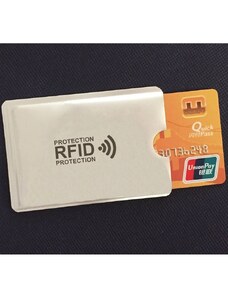 IZMAEL RFID Bankkártya védőtok-Ezüst KP6633