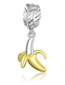 Ékszerkirály Ezüst charm, banán